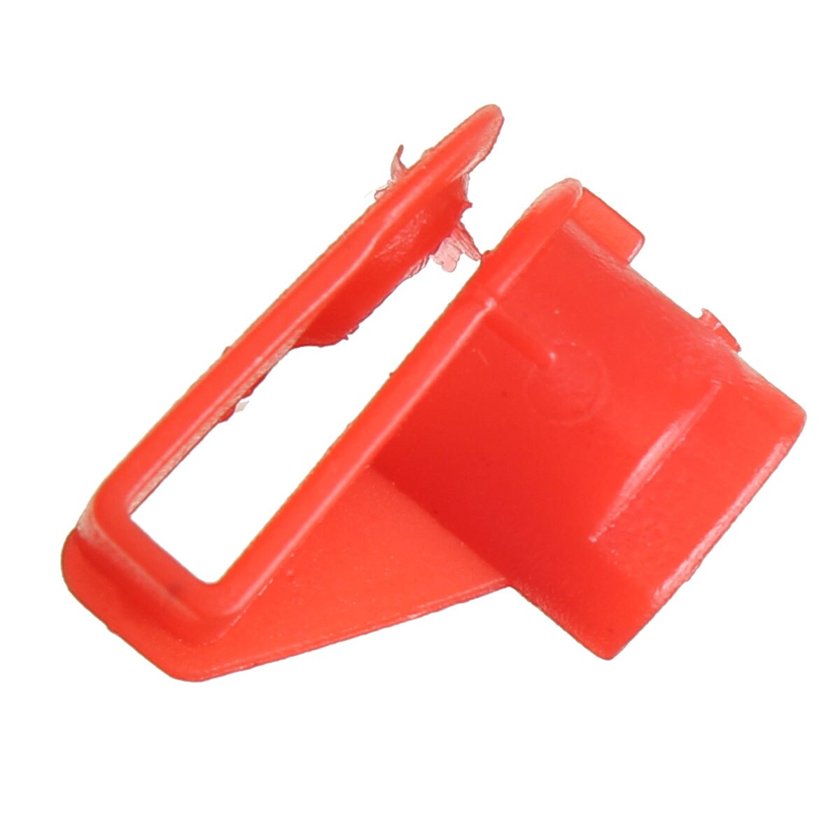 10x bumperclips vleugelbevestigingsrubber moeren schroeven kunststof rood voor opel voor vauxhall