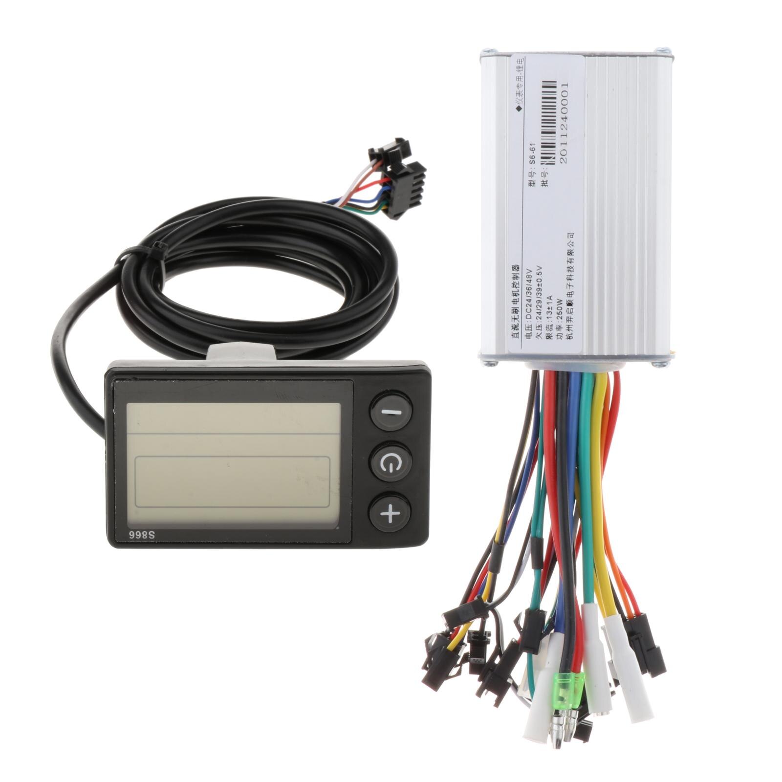 E-Bike Brushless Motor Controller Scooter SW900 LCD Display Panel 24/36/48V: Panel Controller