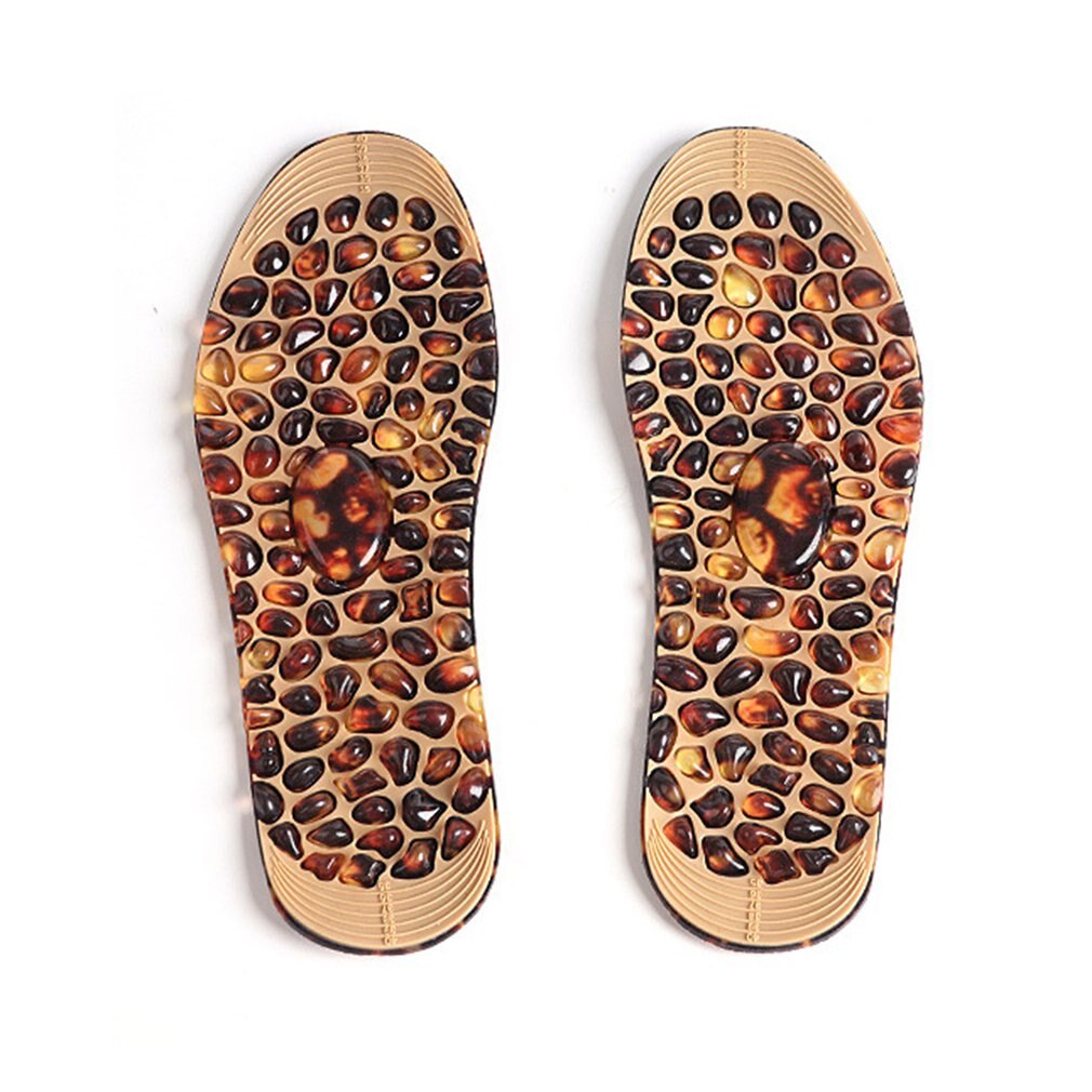 Cobblestone Massage Insoles for Men Women Soft Rubber Therapy