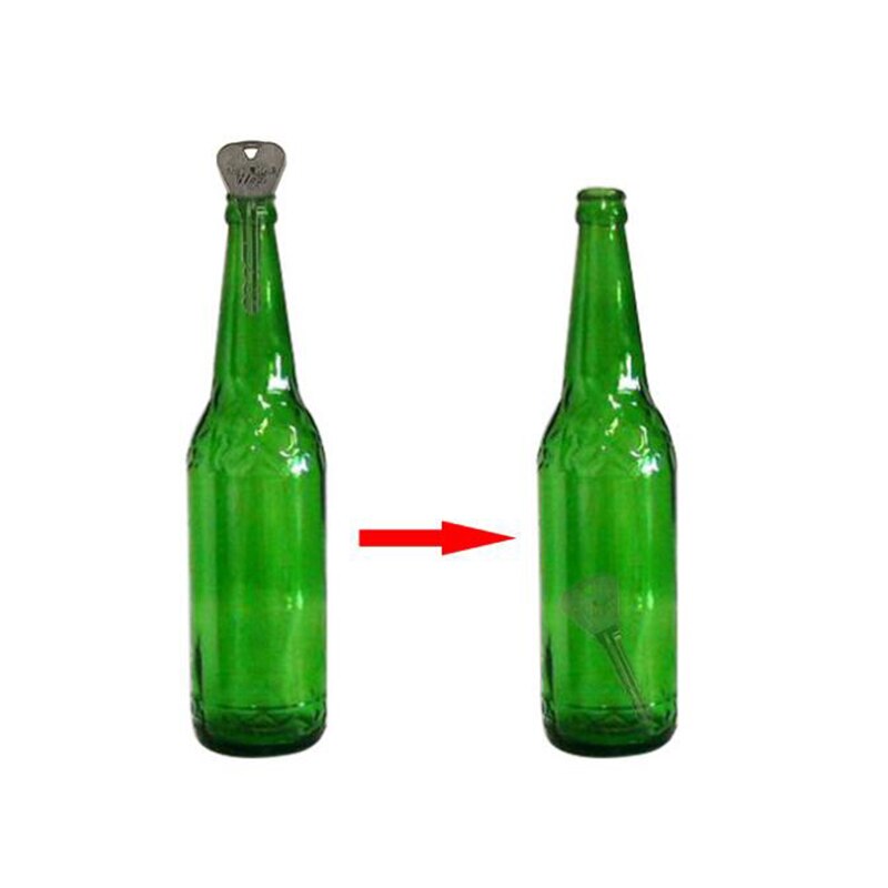 Key into Bottle Close up Street Magic Tricks Props Toys Magician