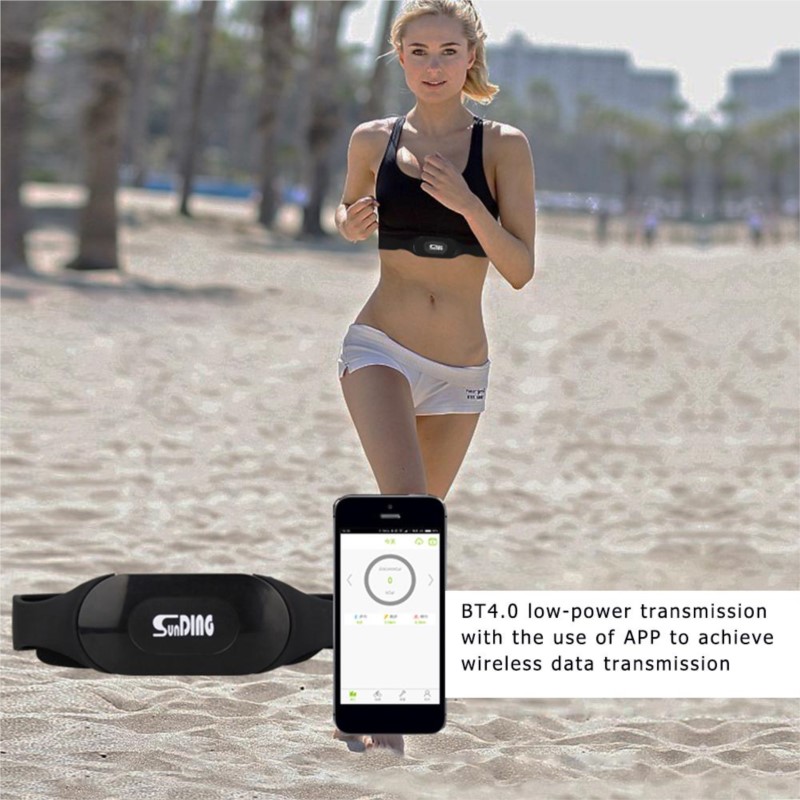 Portable Bluetooth 4.0 Heart Rate Monitor Chest Strap Sensor Meter Heart Rate Belt Sports Supplies Fitness Equipment For Phone