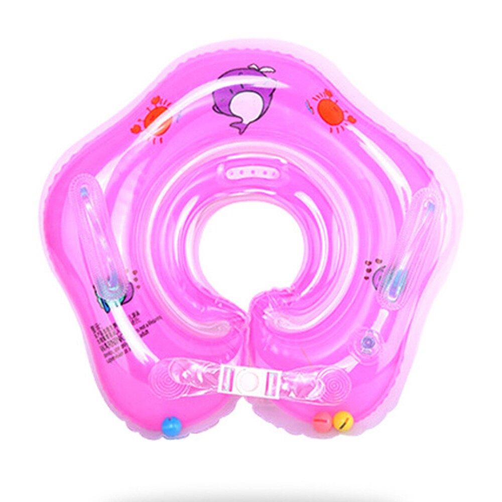 Baby Swimming Neck Float Inflatable Ring Baby Pools Accessories Newborn Neck Wheels Bathing Circle Safety Neck Float Bath Toy: PJ3286B