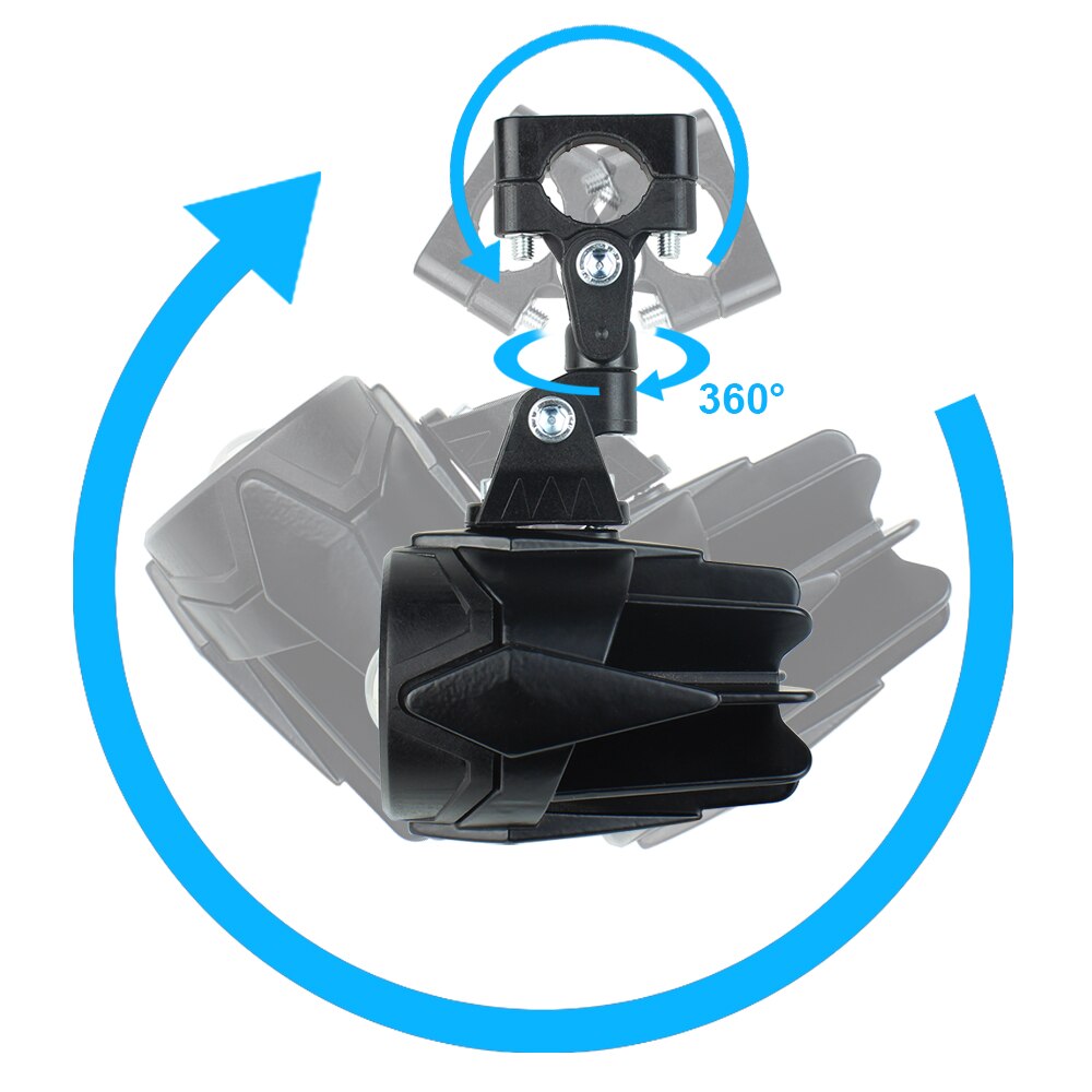 Faros antiniebla auxiliares para motocicleta, luz led con soportes delanteros para modelos BMW R1200Gs Adventure LC F650GS F800GS F700GS