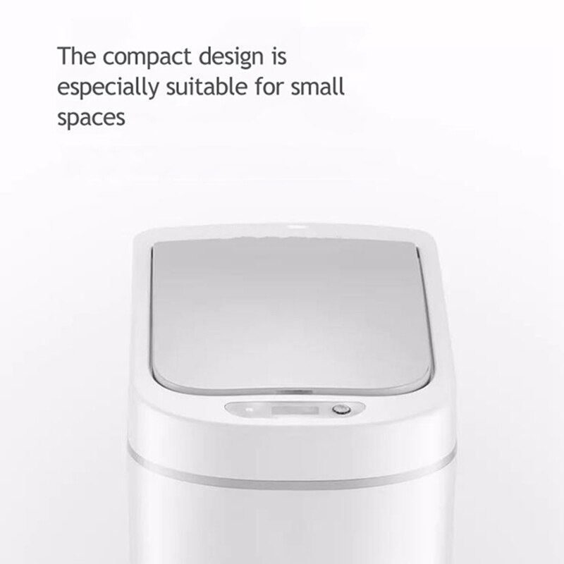 Automatic Pressless Stainless Steel Automatic Smart Infrared Motion Sensor Rubbish Waste Bin Kitchen Trash Can with Battery