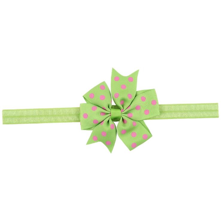 Bébé fille bandeau infantile cheveux accessoires tissu bande -né chapeaux Dot headwrap bambins pansement ruban arcs diadème: 14
