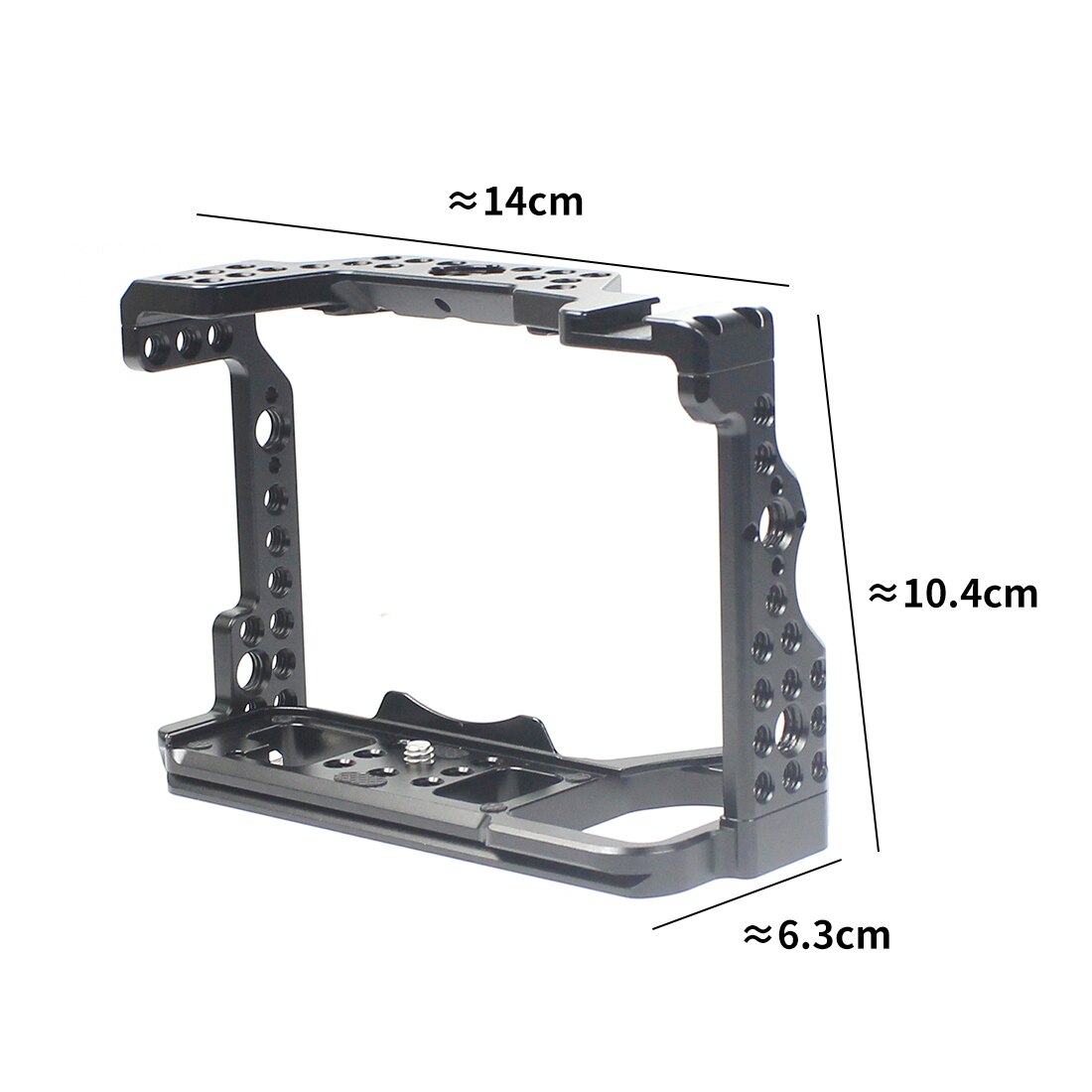 Aluminium Camera Nauwsluitend Dslr Kooi Voor Sony A7S3 Rig Quick Release L Plate Bracket Voor A7SIII: Cage