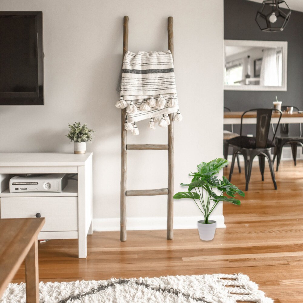 Simulation Green Plant Pot Decoration Artificial Monstera Pot Plant Home Decor