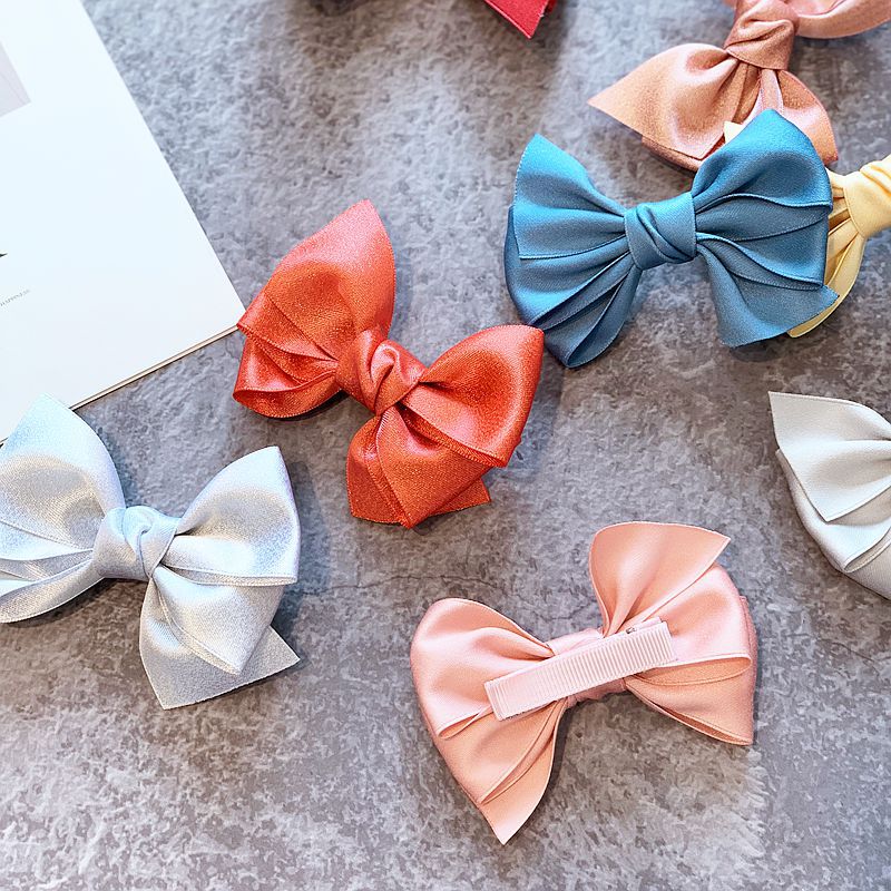 1PC Nuovo Colorati per Bambini Capelli Del bambino Pinze per Le Ragazze Grande Archi Dei Bambini Della Forcella Haarspeldjes Barrettes Accessori Dei Capelli Del bambino ragazze