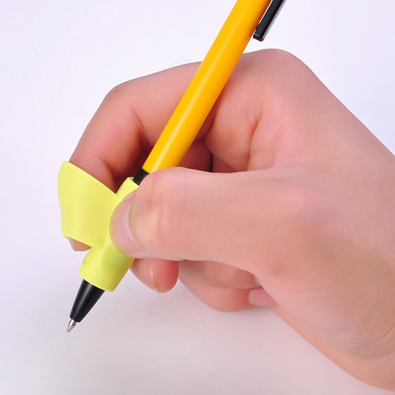 Børn børn korrektion skrivning hold pen greb kropsholdning værktøj silikone skrivning kropsholdning korrigerer papirvarer tegning legetøj