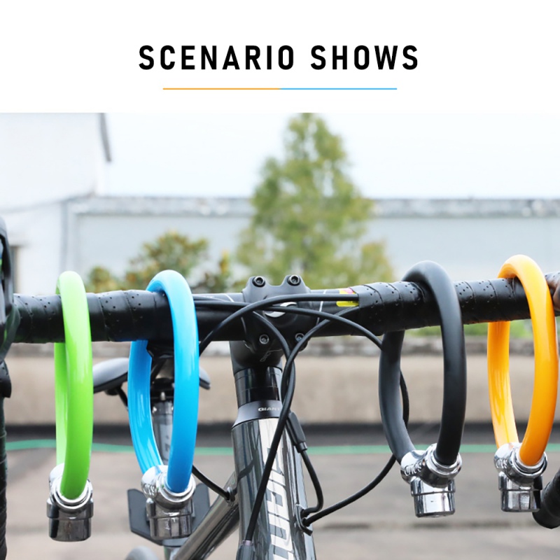 Lightweight Bicycle Lock Key Password Anti-theft Padlock MTB Road Bike Lock Motorcycle Lock Cycling Accessories