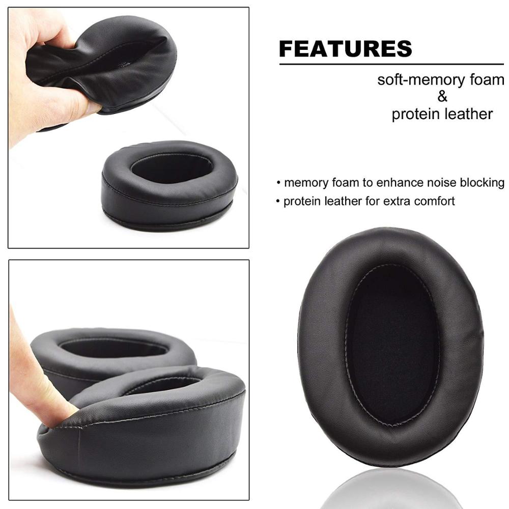 Replacement 4 color Angled Foam Ear Pads Cushions for Brainwavz HM5 M50X MDR V6 Headphone Earpads Earmuffs 110mm*90mm