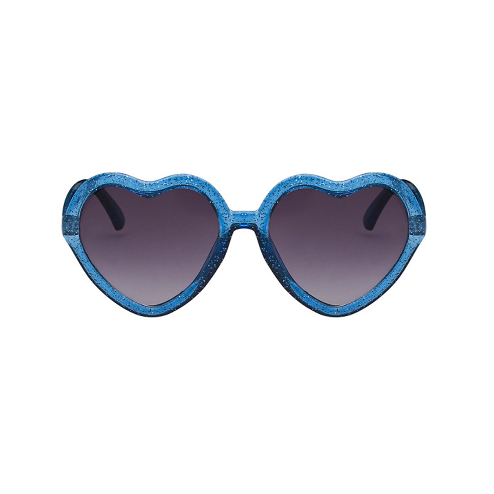 2021 Lovely Kids Toddler Love Heart Shape occhiali da sole UV Protection Frame Sun Glass per bambini per ragazzi: Blu