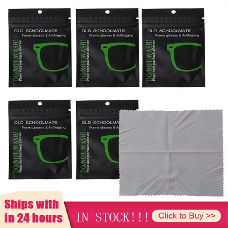 Universal Reusable Anti-Fog Wipes Glasses Pre-moistened Antifog Lens Cloth Defogger Eyeglass Wipe Prevent Fogging For Glasses
