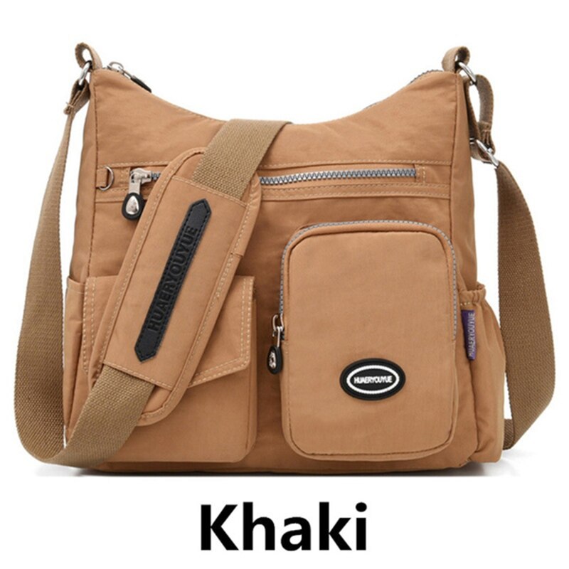 Handtasche, damen-umhängetasche, damen-schultertasche, messenger bag, wasserdichte nylon-geldbörse, haupttasche: Deep khahi