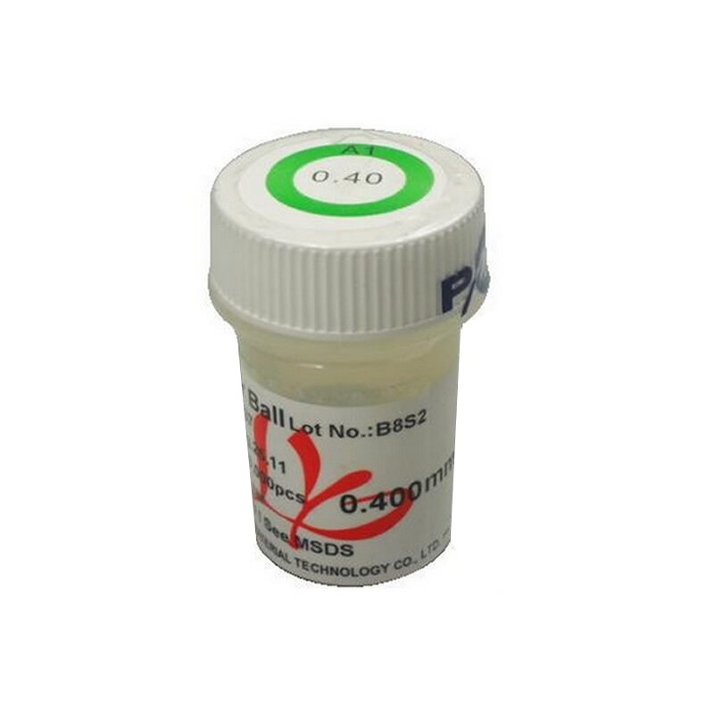 PMTC 250K BGA Solder Ball 0.2 0.25 0.3 0.35 0.4 0.45 0.5 0.55 0.6 0.65 0.76mm Leaded BGA Reballing Ball for IC Chip Rework: 0.4mm