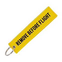 Tag Bagagli Trave Accessori con Rimuovere Prima Del Volo Del Ricamo Portachiavi Key Tag Regalo Speciale per Gli Amanti di Aeronautica: 11