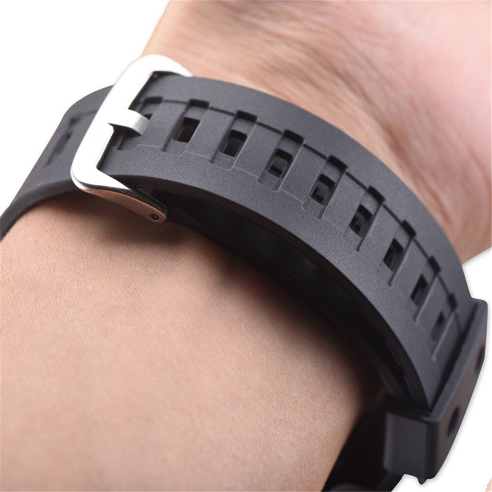Bracelet en résine de Silicone noir mat, 18mm, pour Casio g-shock AQ-S810W S800W AEQ-110W W-735H SGW-300H, accessoires de bracelet de montre