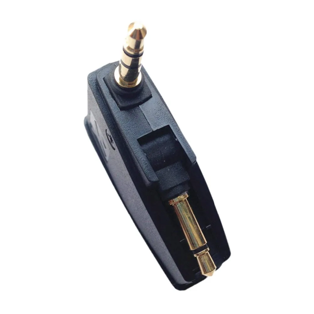 Flugzeug-Fluggesellschaft-Flug-Stereo-Adapter 3,5 mm für Bose 700 QC45 QC35 QC3 QC25 QC20 QC2 QC15 OE2 OE2I AE2 AE2I AE2W Kopfhörer