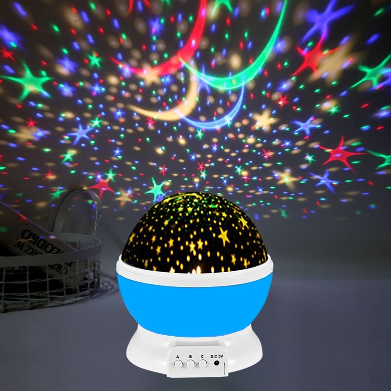 Led Roterende Nacht Lamp Sterrenhemel Star Master Kinderen Slaap Romantische Led Nachtlampje Usb Batterij Projector Lamp Slaapkamer