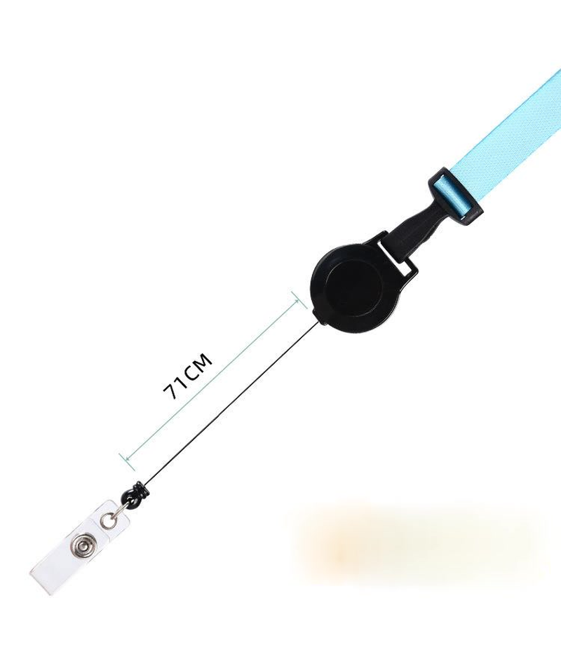 Intrekbare Badges Lanyards Intrekbare Neck Strap Voor Id Houders Naam Badges Strap Werk Pass Card Mouwen Toetsen Touw Lanyards
