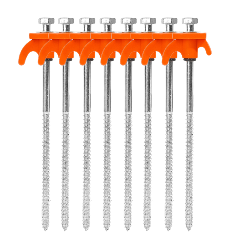 10/2Stck Schraube Anker Zelt Einstze 20CM Kohlens...  Grandado
