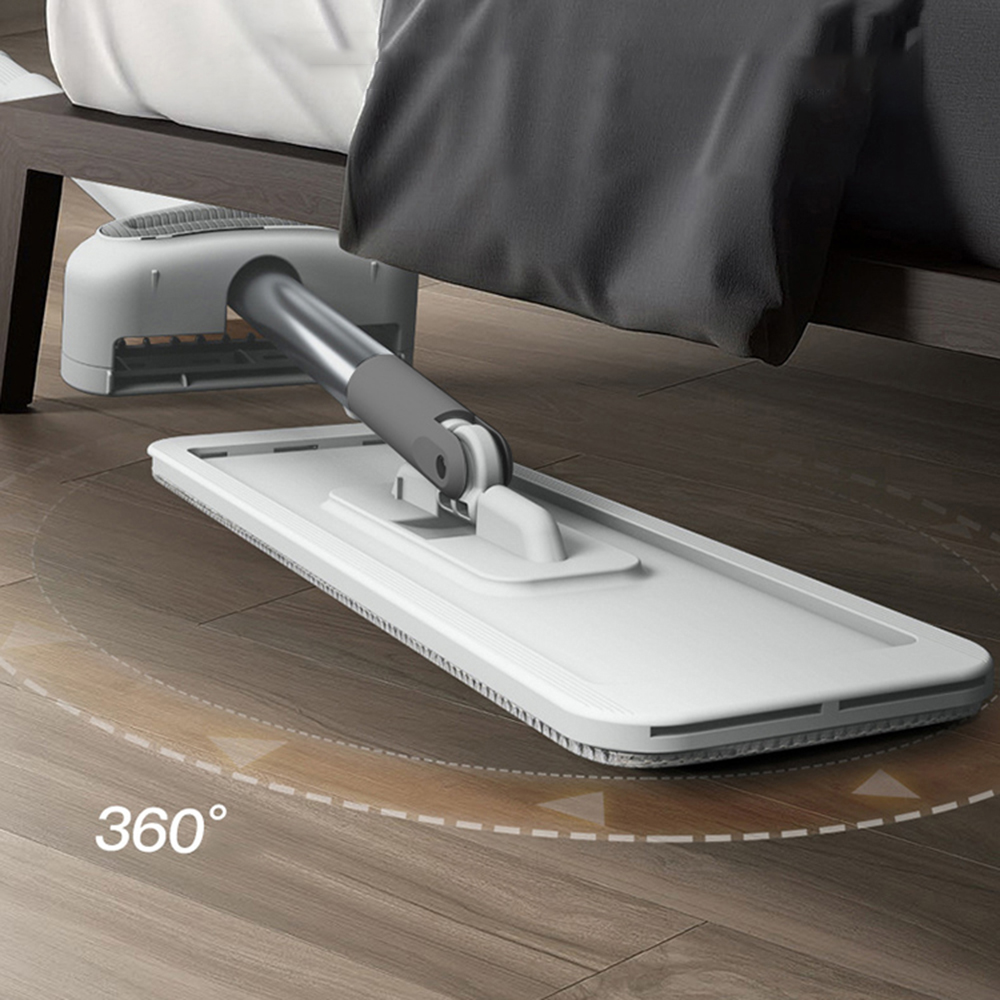 Handsfree Flatbed Mop Huishoudelijke Luie Vloer Mop Tool Grote Reiniging Vloer Mop Waterabsorberende Mop Droog En Nat Dual-Purpose