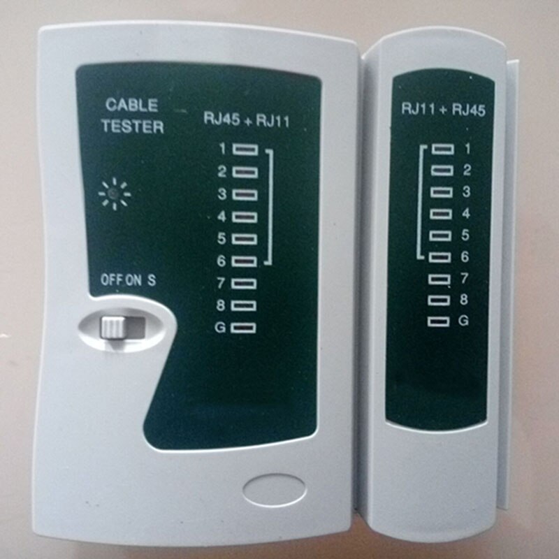 RJ11 RJ45 Cavo di Rete Tester Palmare LAN Tester del Cavo di Filo di Linea Telefonica Tracker Detector Strumento di Networking