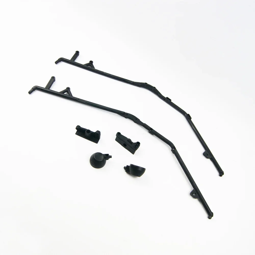 A Arm Radnabe Schott Stoßstange Unterfahrschutz Überrollkäfig Schockturm für Hpi Rovan KM Baja 5b 5t 5sc Buggy Truck: Lila