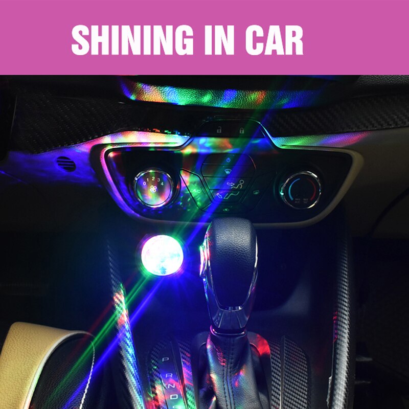 Luz Ambiental modulación FM Transmisor coche Bluetooth manos libres reproductor cargador USB dual coche radio kit cargador de coche