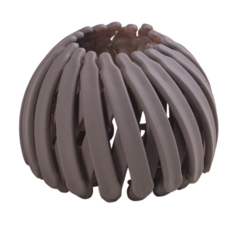 1 Pc/4 Stuks/7 Stuks Mode Vogelnest Haar Clips Voor Vrouwen Matte Haar Klauw Clips paardenstaart Haaraccessoires Voor Vrouwen Meisjes: Donkergrijs