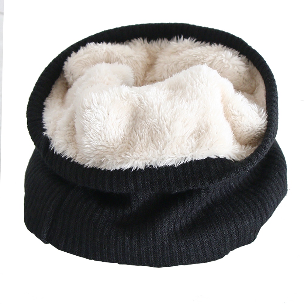 1 PC Bonito Algodão Bebê Inverno Neck Warmer Anel Scarf Crianças Meninas Meninos De Malha De Lã O-Lenços Cor Sólida crianças Quente Baixada