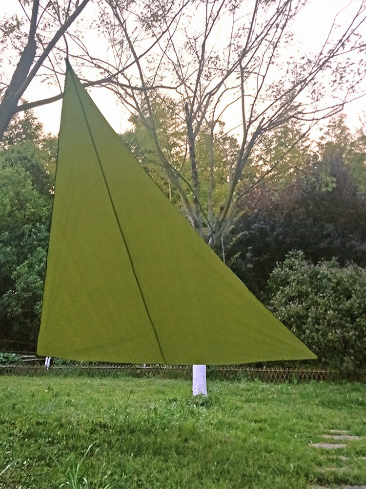 Esterna Impermeabile Tenda Triangolare Ombra Vela Ombra UV per il Giardino Esterno di Campeggio di Picnic sulla Terrazza