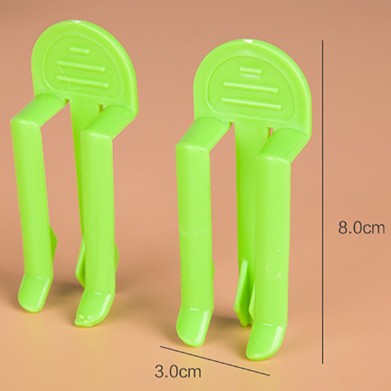 Basforsyning 6 stk/parti fargerik plast søppelpose klips fast avfallsbeholder bag stativ søppelholder søppelbøtte klemme kjøkken dingser