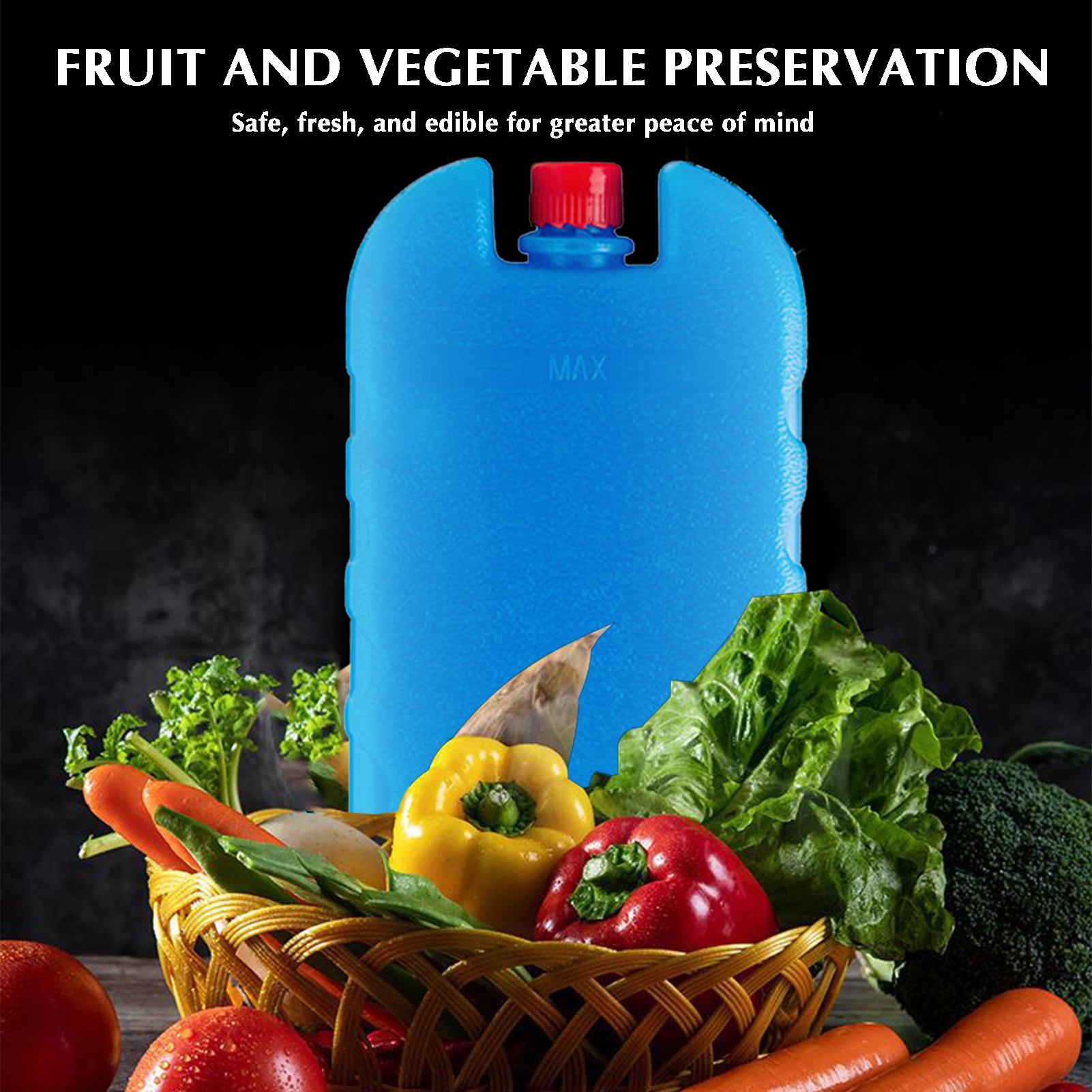 Freezer Ice Cooling Packs Long Lasting Cooling For Lunch Bags Fresh Food Reusable Cooler Pack Bag Fresh Food Storage Water Box
