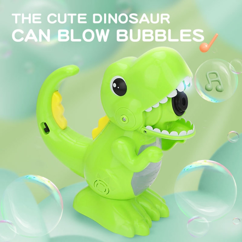 Swimming Pool Toys Education Toy Bath Playing Toys Dinosaur Bubble Blowing Product Bubble Maker Bathtub Toy for Baby