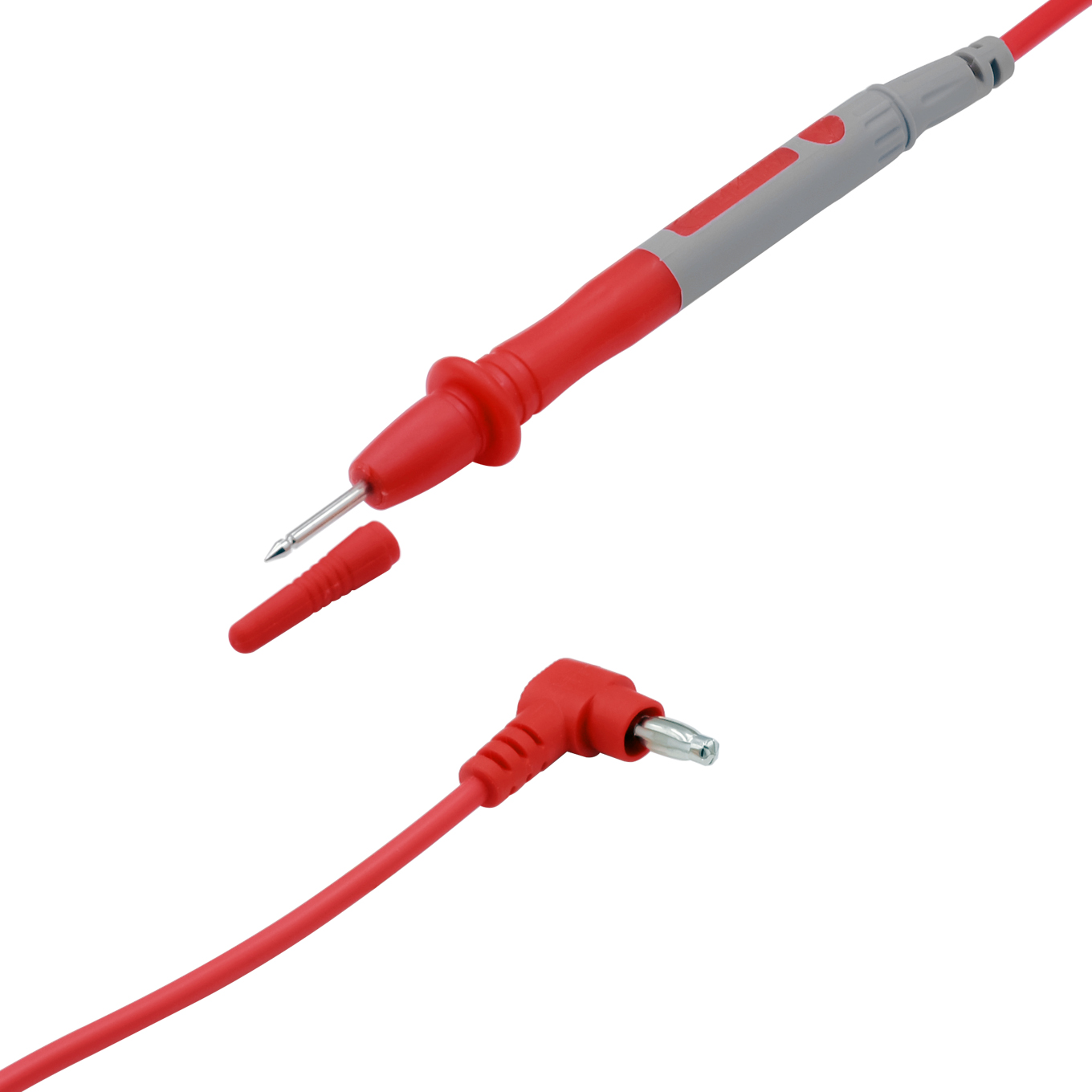 1 par universella prob-testledningar stift för digital multimeter nålspetsmätare multimeter tester ledning sond tråd penna kabel 10a