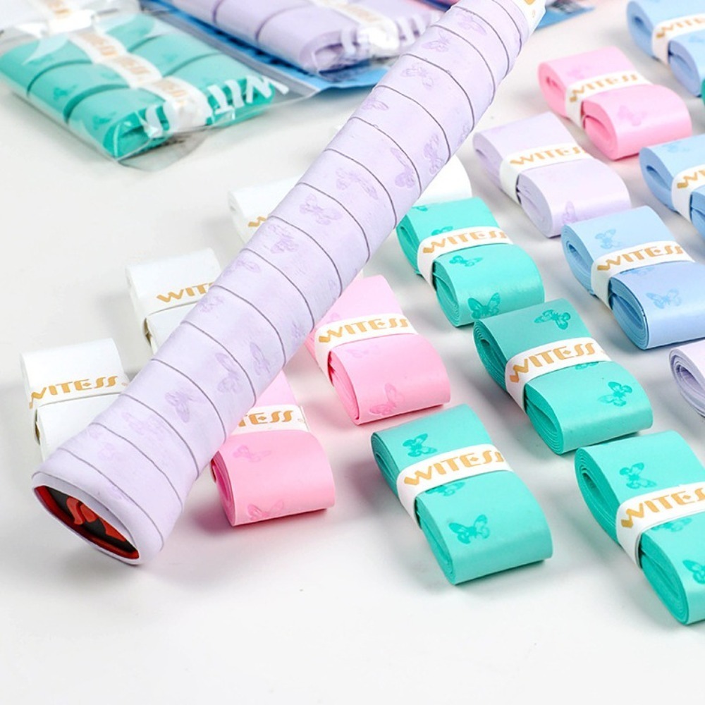 Surgrip pour raquette de badminton de 1.1m, 3 pièces, éblla sueur, bande coordonnante, éblles chocs et résiste à l'usure