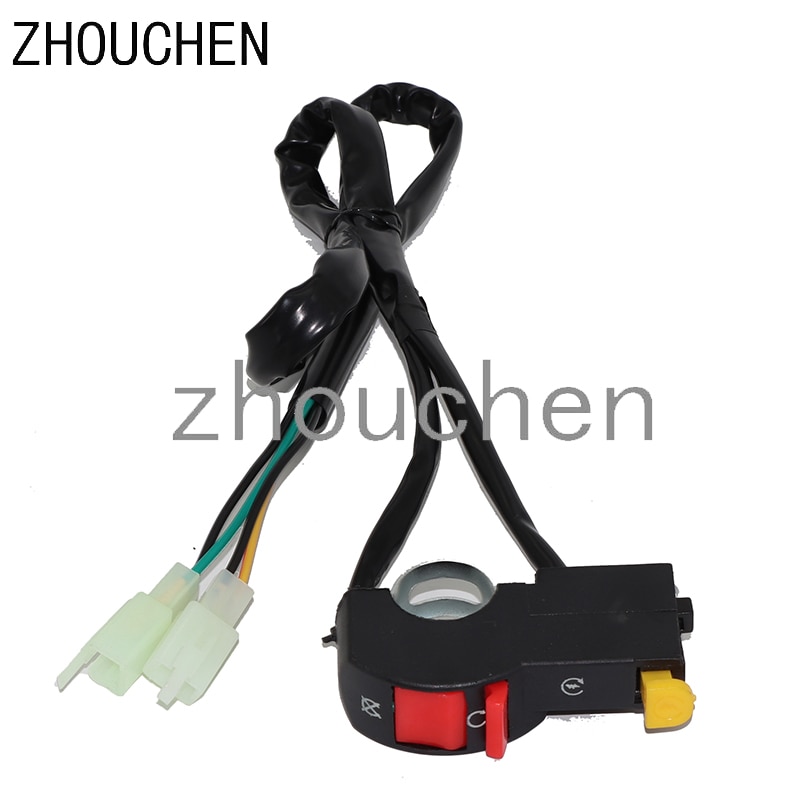 Universal Motorcycle Engine Stop Start Kill Switch Headlight Push Button for ATV Dirt Bike Scooter Quad Parts 50-125cc
