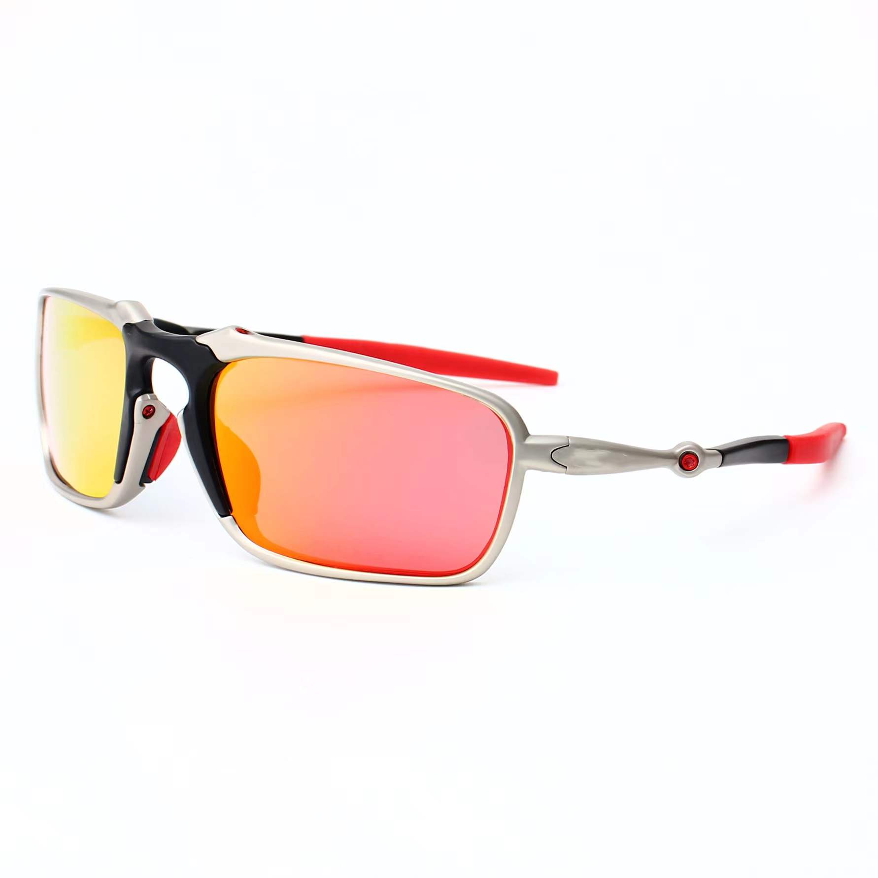 X Metall badman sonnenbrille für damen und herren, polarisierte sonnenbrille, fahrradbrille, sportbrille