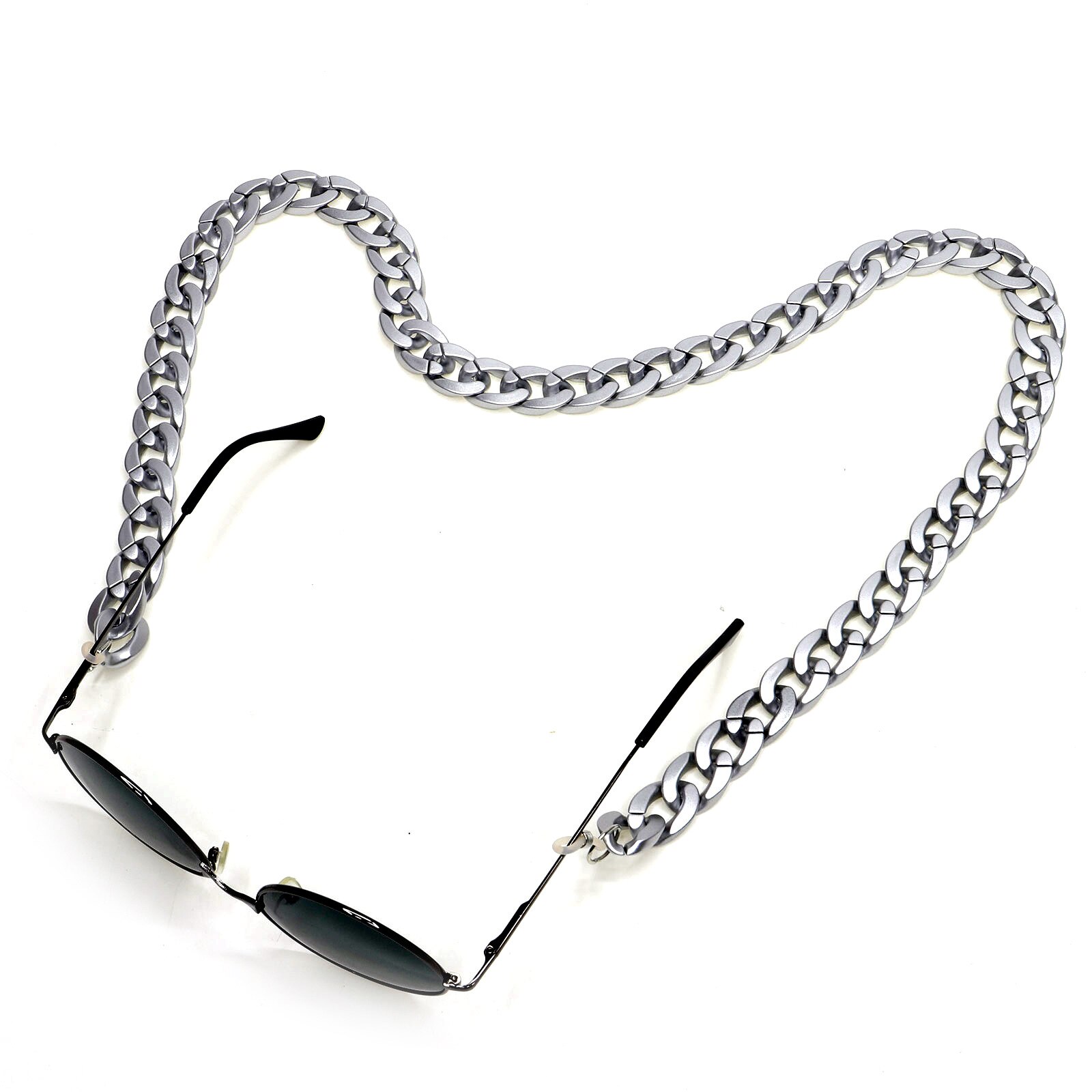 Akryl solglasögon kedja kvinnliga glasögon sladdrem chunky läsglasögon tillbehör öronband för män