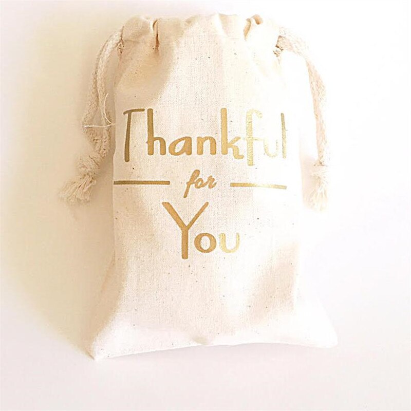 birthday party table decoration bag personalize welcome bags thank you bag cotton Drawstring bag hangovers Recovery Kit bag