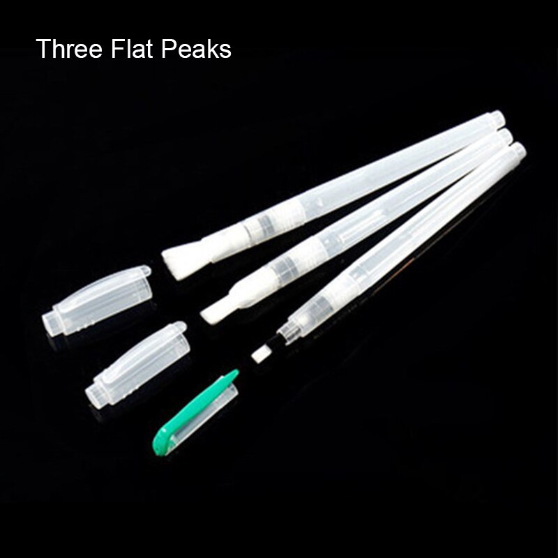 Rotuladores de acuarela para pintar, herramientas vibrantes para dibujar, pincel de acuarela, , suministros escolares de arte, crayón: three flat peaks