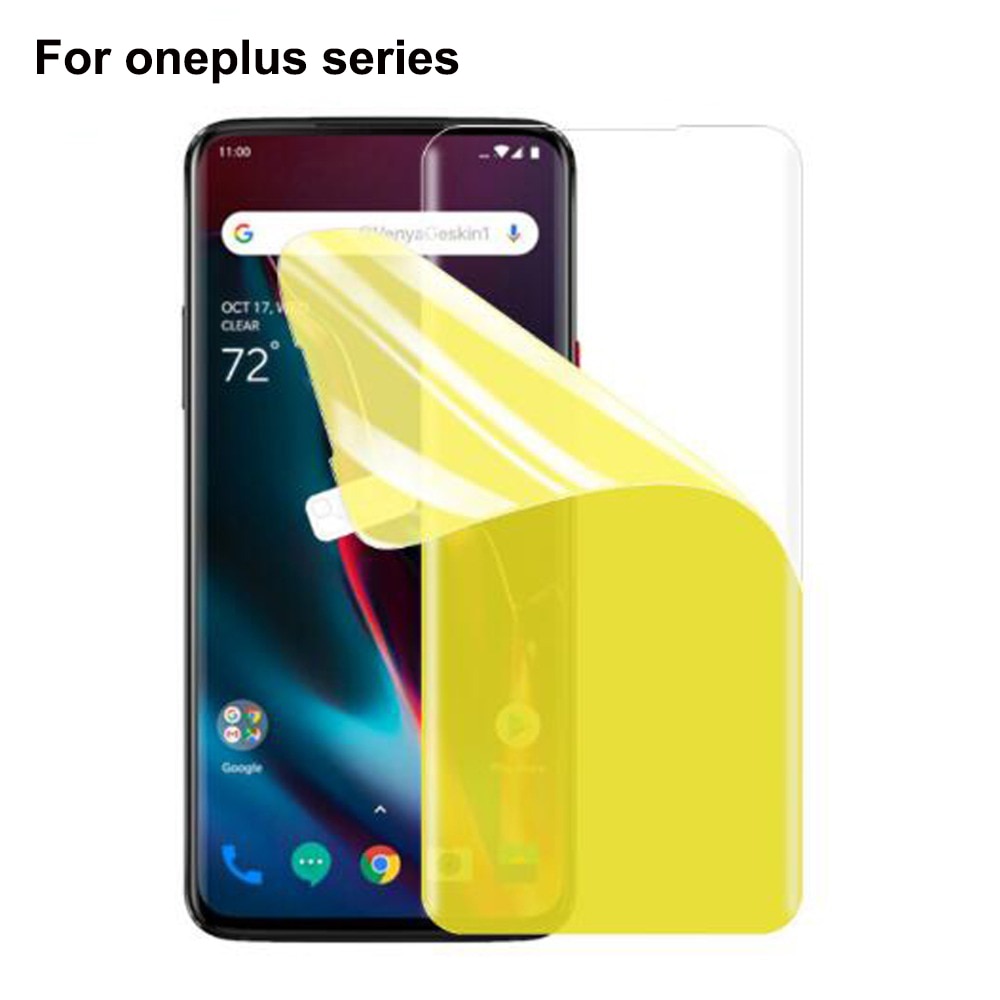 3 stuks Voor Hydrogel Film Voor Oneplus7 pro TPU Soft Screen Protector Voor Oneplus 7T Pro 6T 6 5T 5 3t Nano Film
