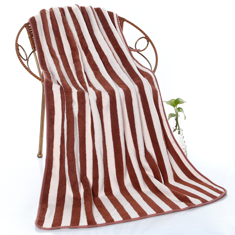 Grote Badhanddoek Volwassen Gezicht Badhanddoek Streep Strandlaken Mannelijke Vrouwen Absorberende Handdoeken Reizen Sport Spa Badkamer Zwembenodigdheden: 70x140cm / 22 #