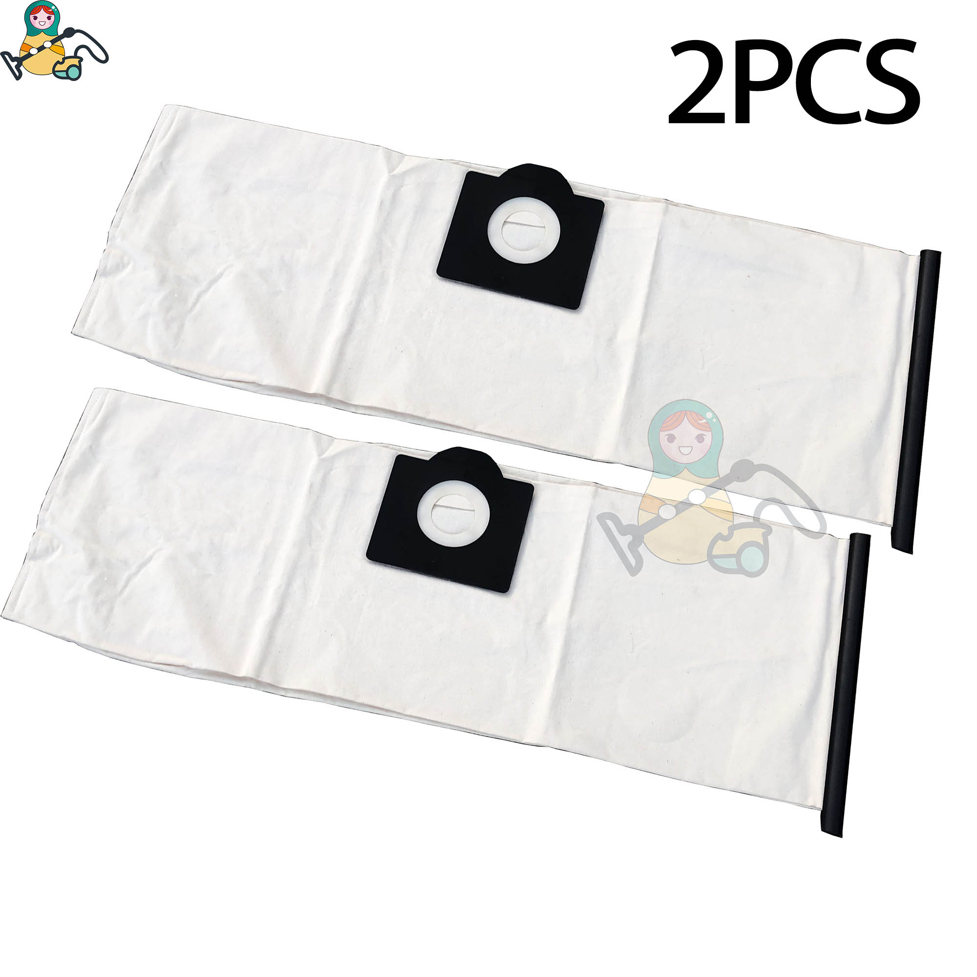 Sacchetto di polvere per Karcher WD3 borse WD3.500P SE 4001 A2204 6.959-130 WD5.800 WD3.800 M WD 3.200 sacchetti di polvere: KAR-CLO-DB-2rosa