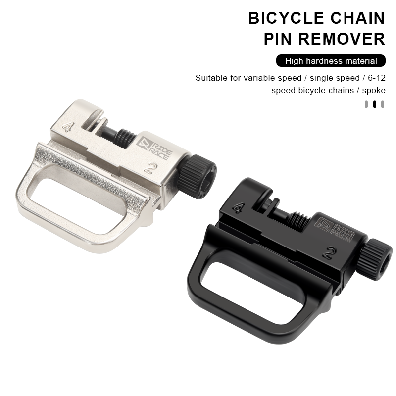 RIDERACE Carbon Steel Bicycle Chain Cutter Universal MTB Road Bike Chain Pin Remover Link Breaker with Wheel Rim Wrench Cycling