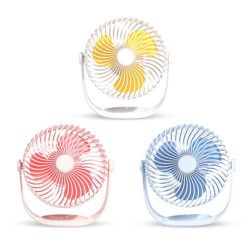 Klimaanlage Usb Ladung Fan Sieben-Zoll Gestreiften Schreibtisch-Mini-Ventilator Stumm Große Wind Tragbaren Kleinen Ventilator