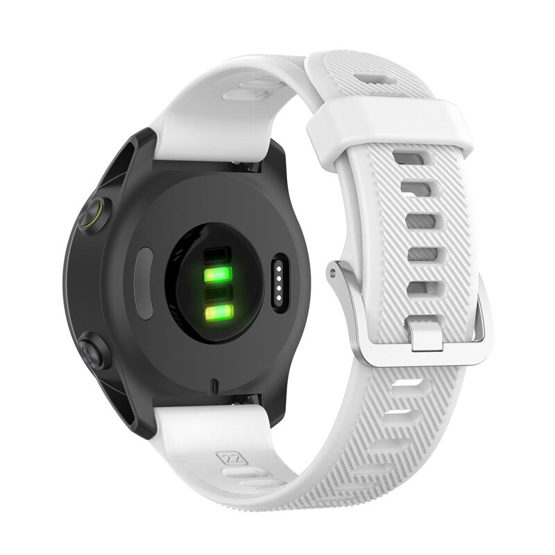 Correa de silicona para reloj Garmin Fenix 5/5 Plus/Forerunner 935 945 lite 745/Approach S60/Quatix 5, Correa deportiva de repuesto, 22mm: xyst-white