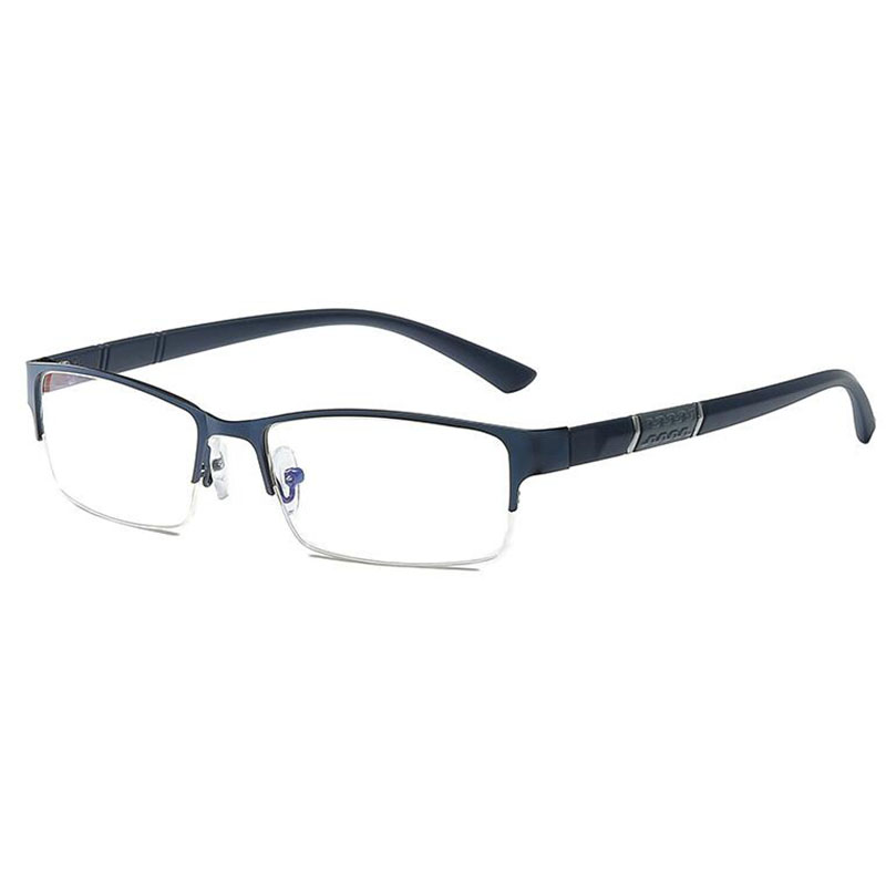 Gafas de lectura con medio marco de Metal, gafas para miopía Unisex 0-0,5 -1 -1,5 -2 -2,5 -3 -4 -5 -6 Gafas con números de grados