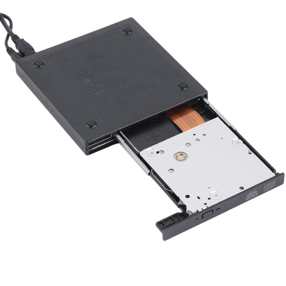 USB 2,0 DVD externo Combo CD-RW Unidad de quemador CD + DVD ROM-RW negro